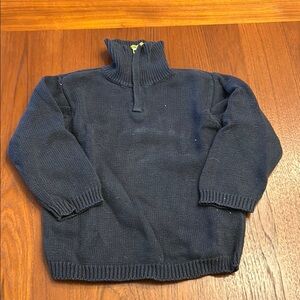 Boys Navy Half-Zip Sweater 2T